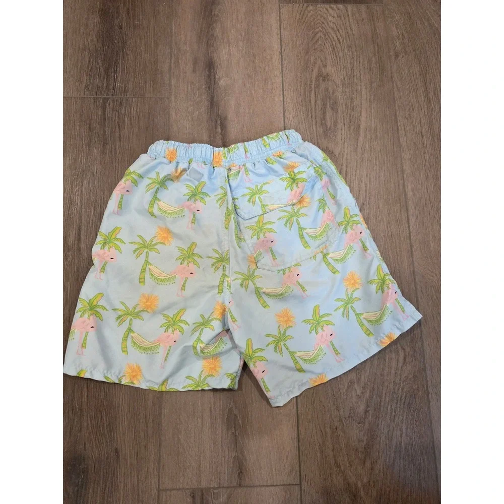 J. Bailey‎ Bailey Boys SIze 10 Flamingo Tropical Beach Vacation Swim Trunk